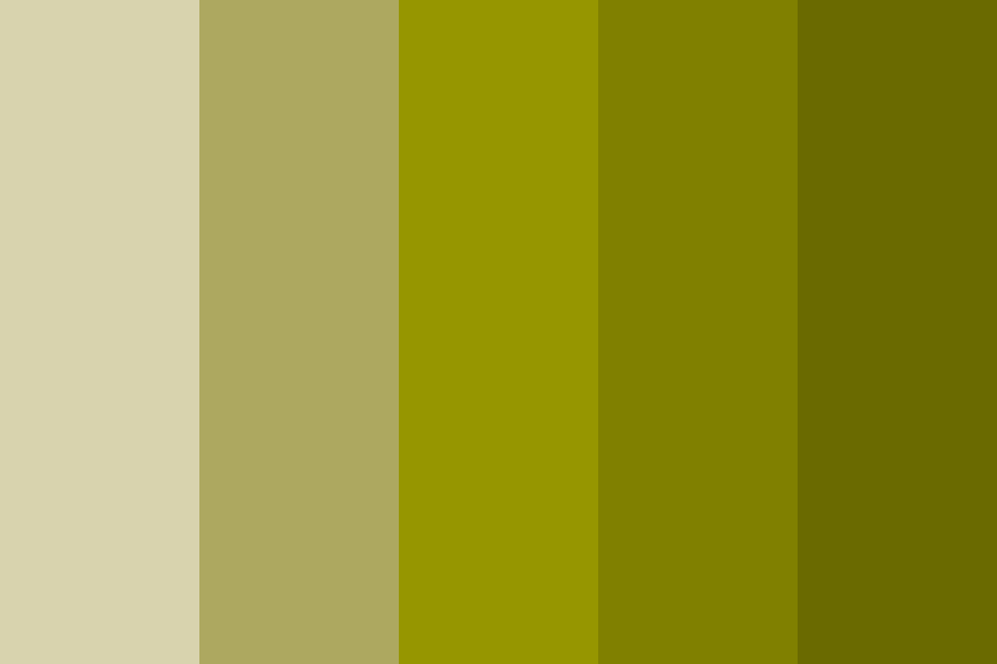 Olive oliva Color Palette