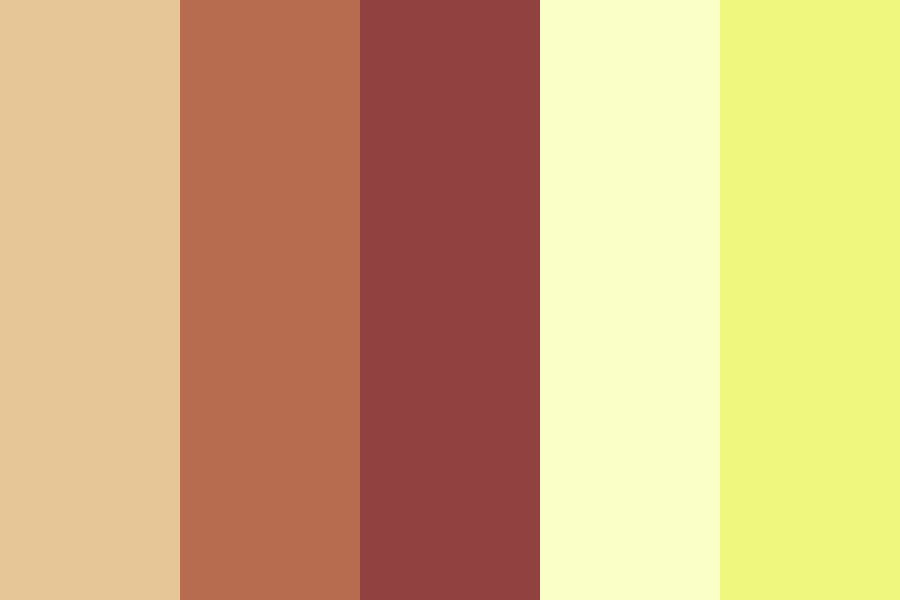 Veggie Burger Color Palette