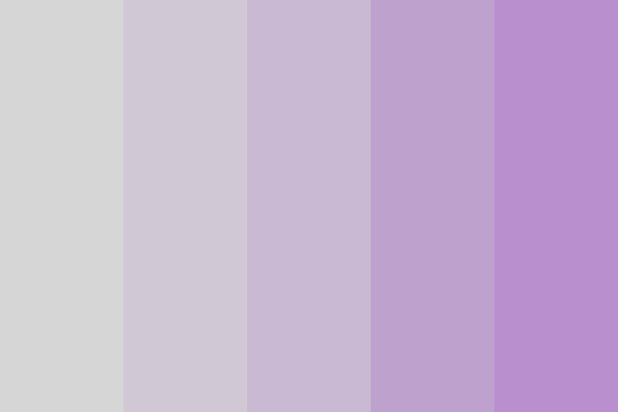 Gray to PURPLE Color Palette