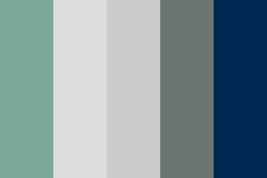 Blue And Sage Green Color Palette
