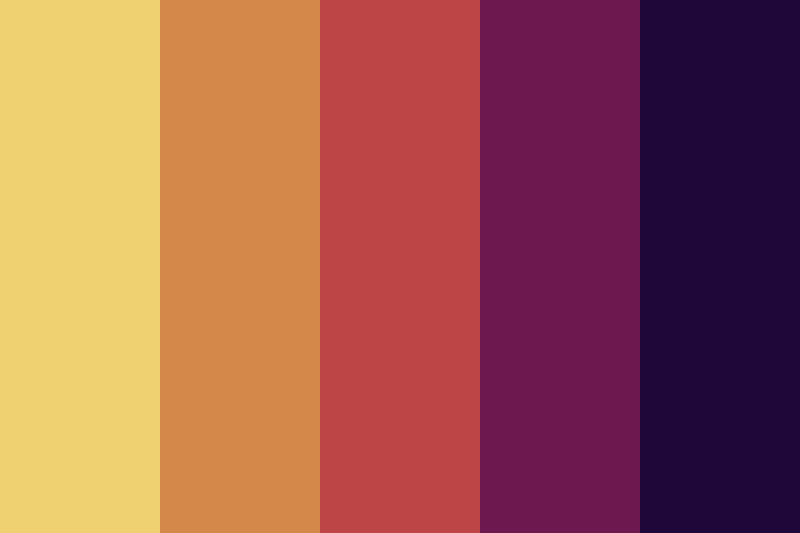 Yellow-Purple Fade Color Palette