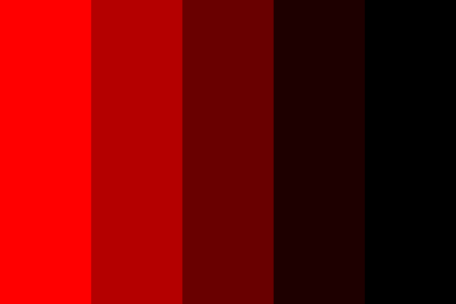 true red-black Color Palette