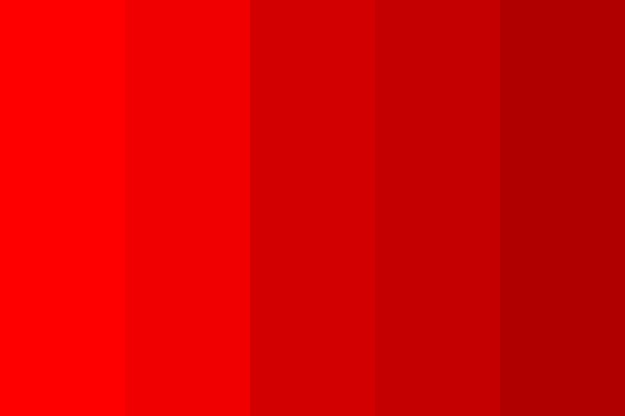 Red Blood Color Palette