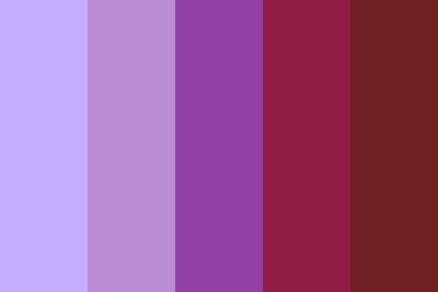 Violets variations color palette