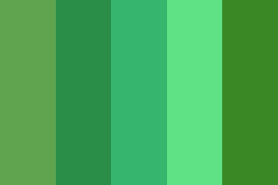 Traditional cactus Color Palette