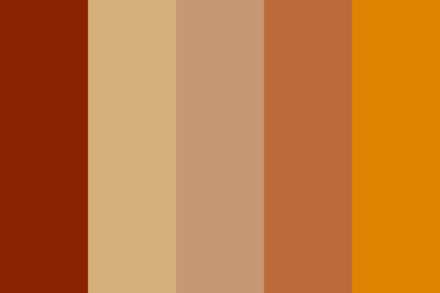 Wood Brown Color Palette 