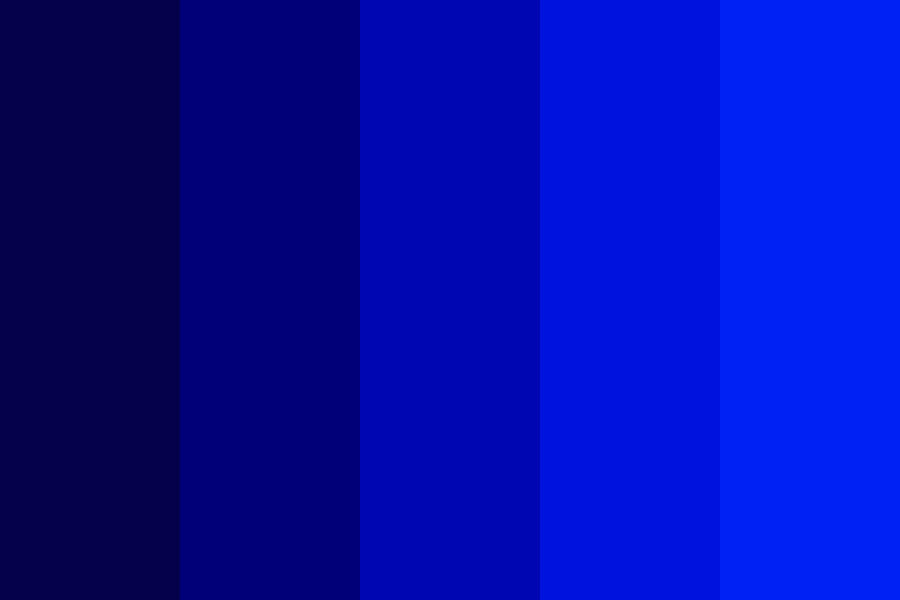 Deep Blue Color Palette