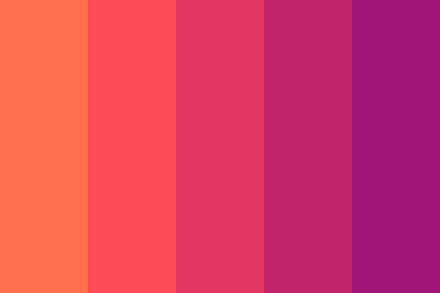 Purple And Orange Color Palette