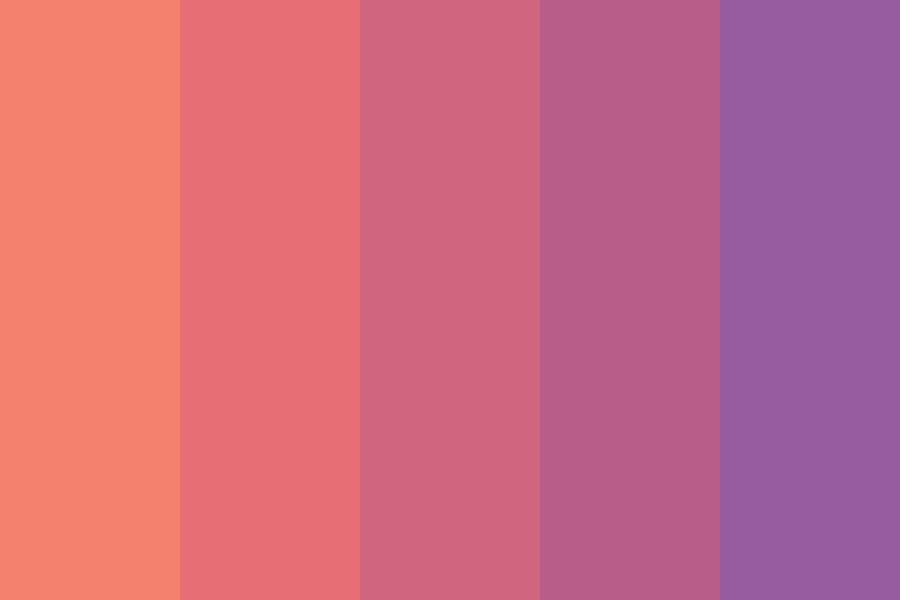 Calming Sunset Color Palette