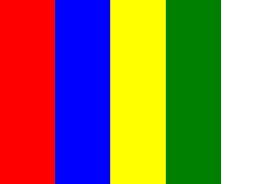 Red Blue Yellow Green Color Palette