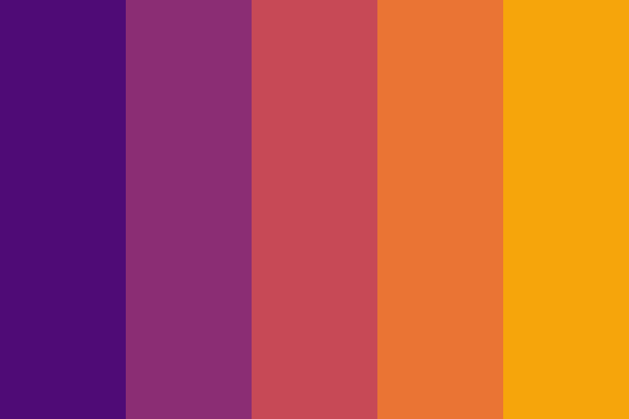 Radiant Fire color palette
