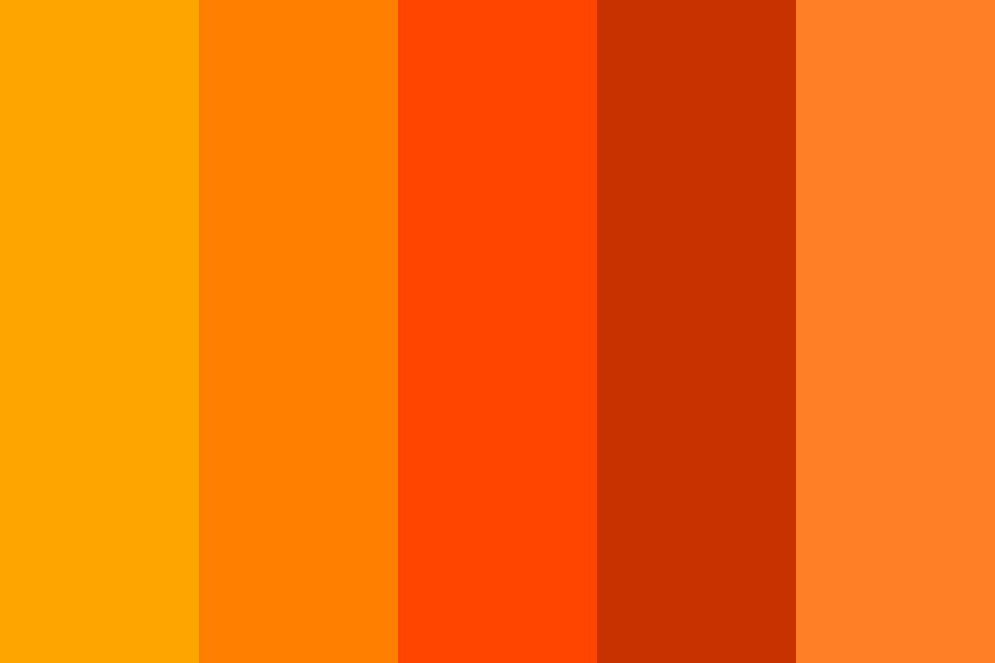 Orange Color Palette