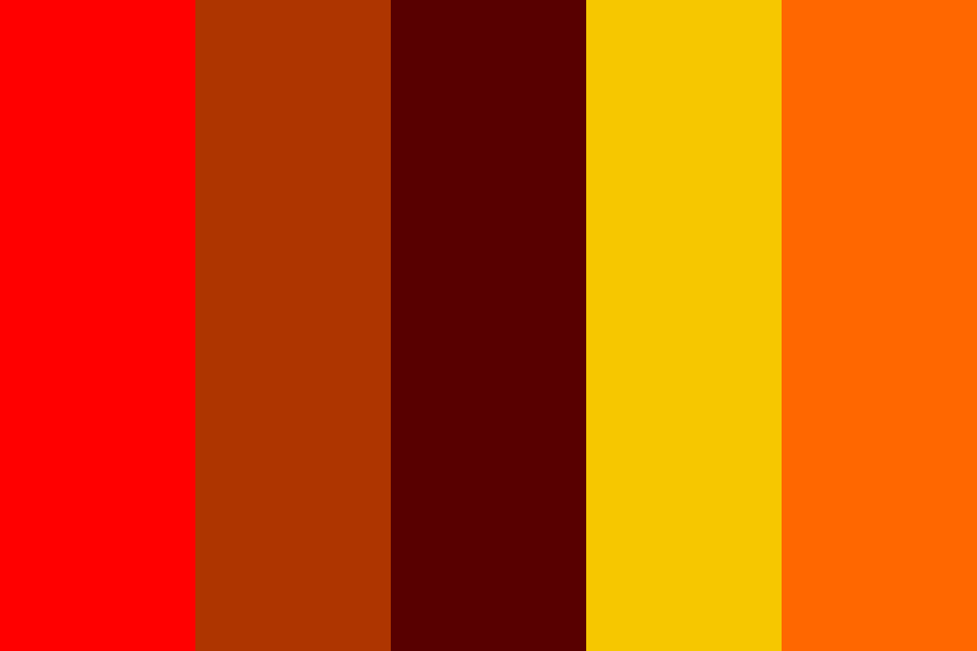 Autumn Shred color palette