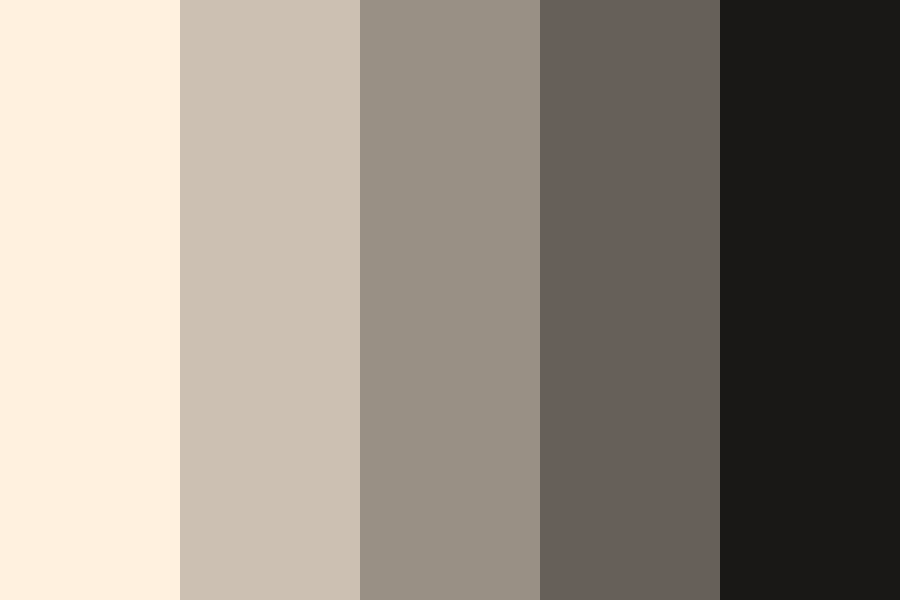 Burnt-Gray color palette