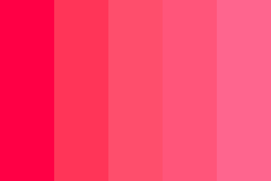 Fierce Flamingo Color Palette