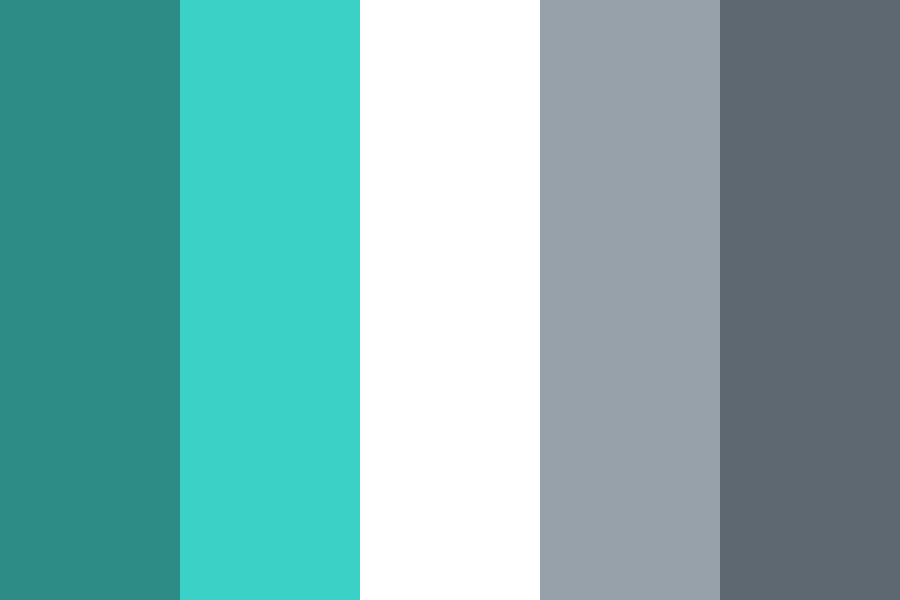 Teal Gray Color Palette