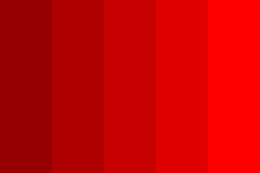 Deep Red Color Palette