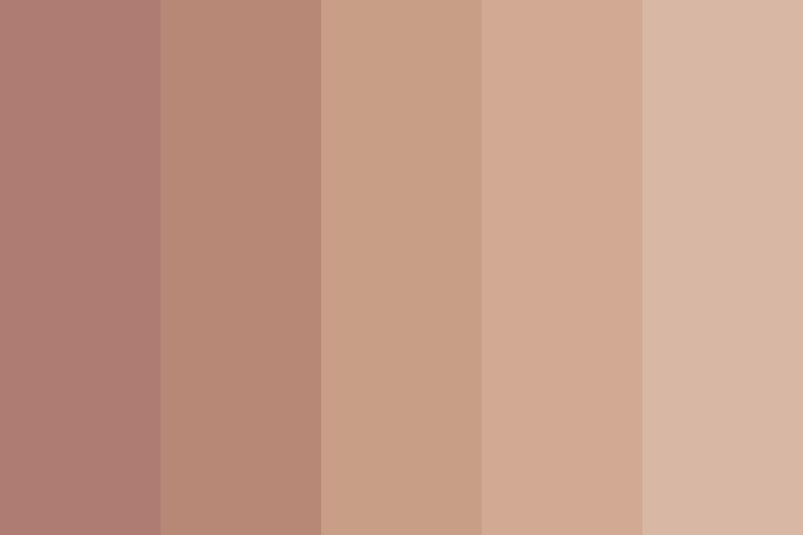 Kamel Barnlig dræne Soft Brown Color Palette