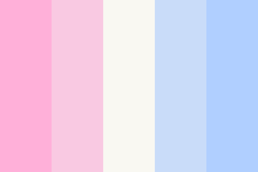 Pink and Blue Pastel Color Palette