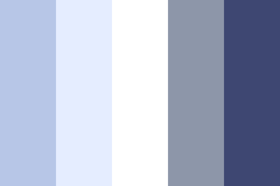 Pastel and Dark Blue Color Palette