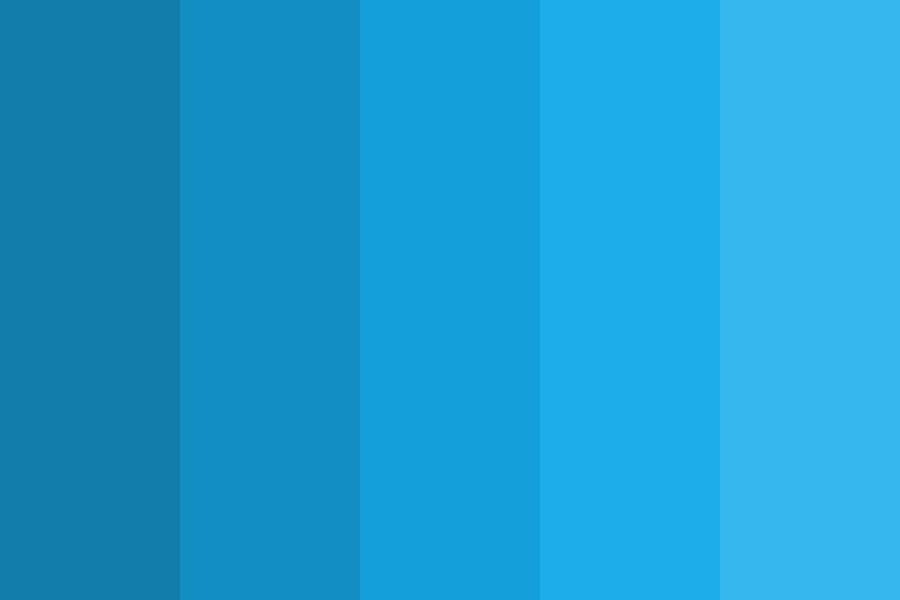 Cloud 9 Blues Color Palette