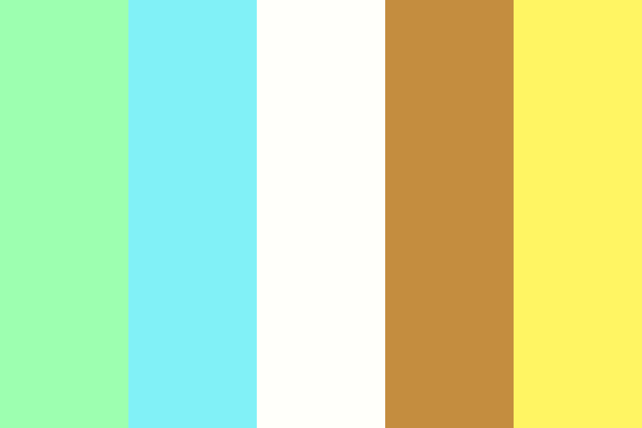 Animal Crossing New Horizons Color Palette