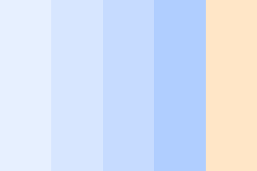 Kawaii Blue Color Palette