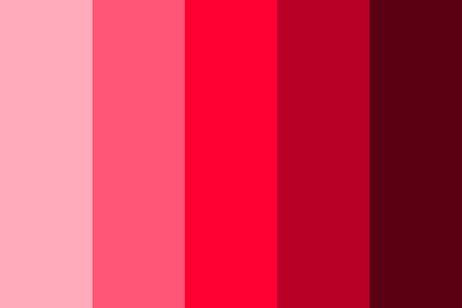 Rose - Blood Color Palette