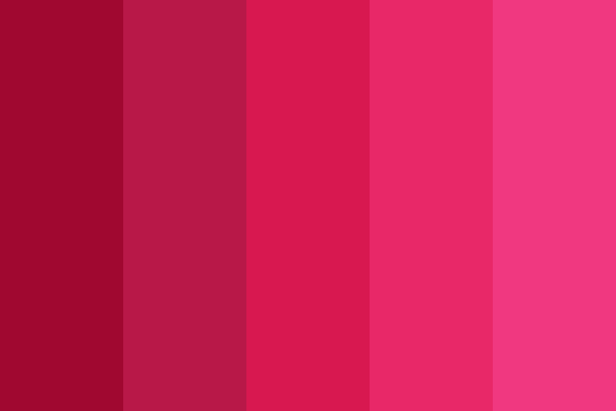 Carmine Rose Color Palette