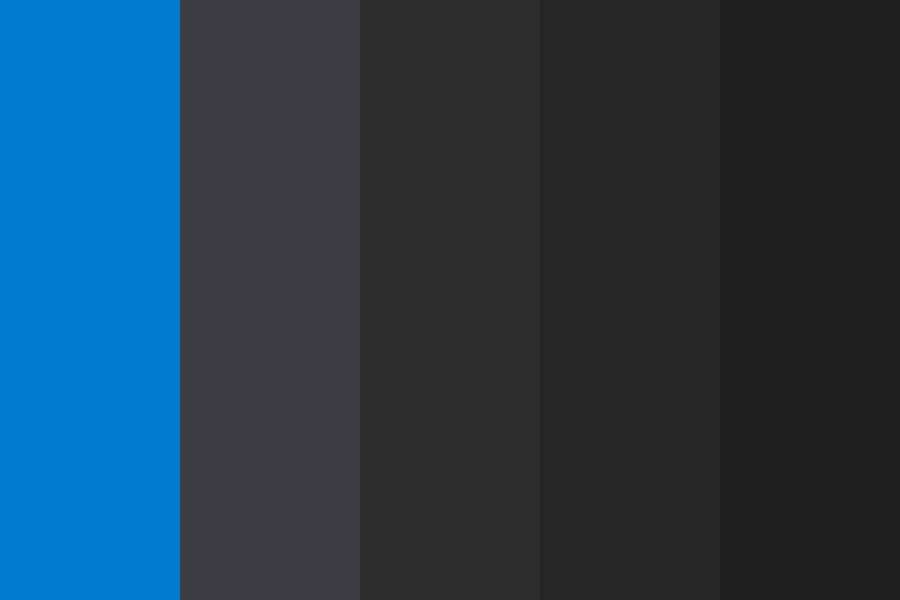 VS dark theme Color Palette