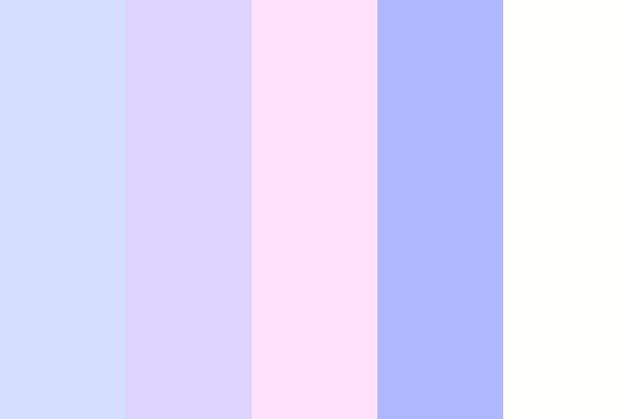 Pastel Galaxie color palette